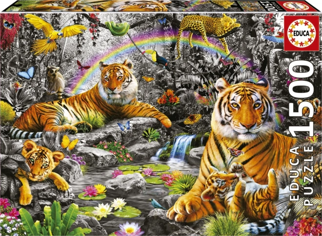 puzzle Educa jungla minunată 1500 piese