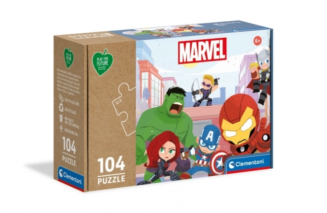 puzzle educațional eco Clementoni Avengers 104 piese