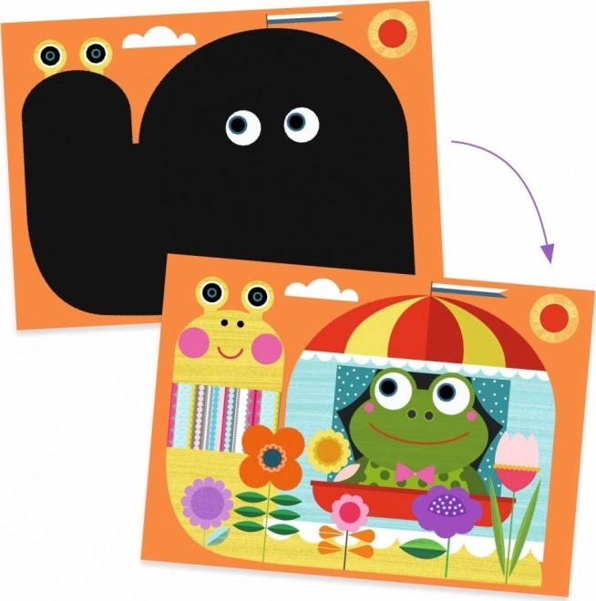 Set creativ Djeco - Descoperă lumea animalelor