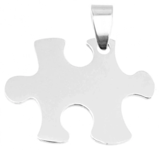 Pendentiv puzzle din oțel