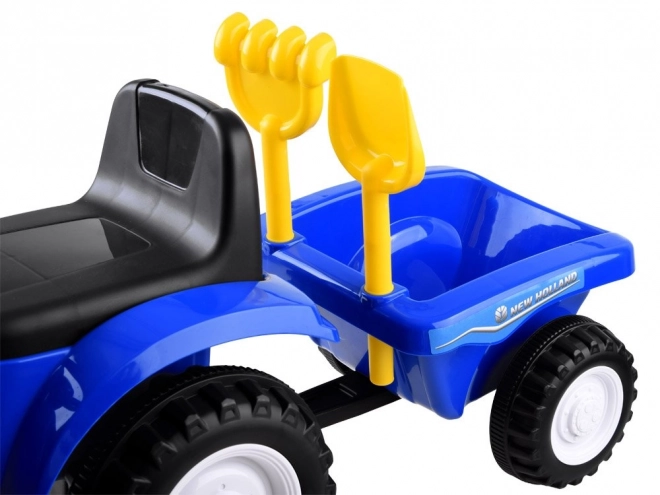 Tractor New Holland cu remorcă pentru copii