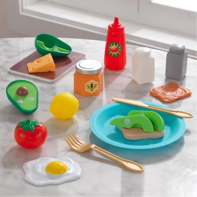 Set de joacă Create & Cook Avocado Toast de la KidKraft