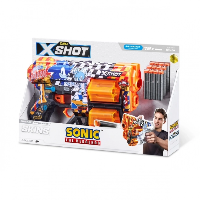 Blaster X-Shot Skins inspirat de Sonic the Hedgehog