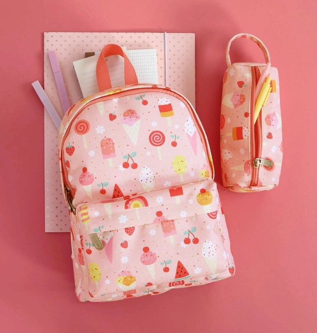 A Little Lovely Company Cutie de creioane colorate – Înghețată
