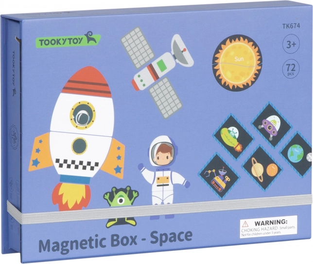 Set de Puzzle Magnetic Spațiu - TOOKY TOY