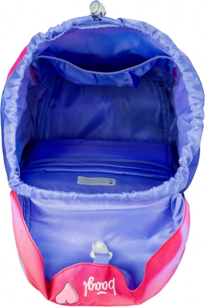 Set școlar Airy Duha roșu: Rucsac, penar, săculeț, dosare, cutie
