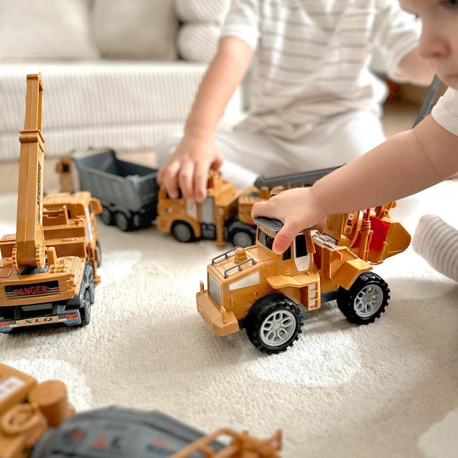 Set mare de mașini de construcții Woopie