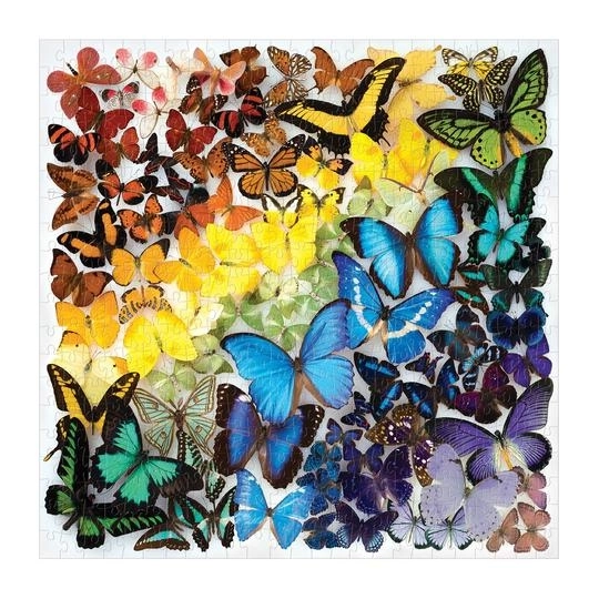 Puzzle fluturi curcubeu 500 piese