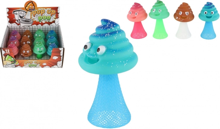 Căcănel din plastic săltăreț hip hop 9 cm – jucărie fidget amuzantă