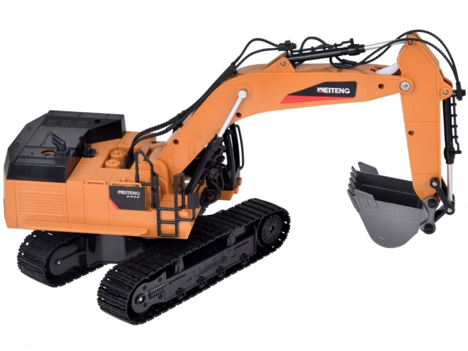 Buldoexcavator cu efecte de fum, sunet și lumină LED cu telecomandă