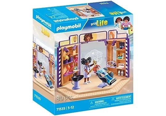 set playmobil barbershop și salon de coafură