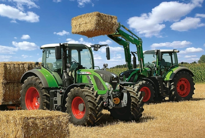 Puzzle tractoare Fendt 724 Vario și Fendt 716 Vario