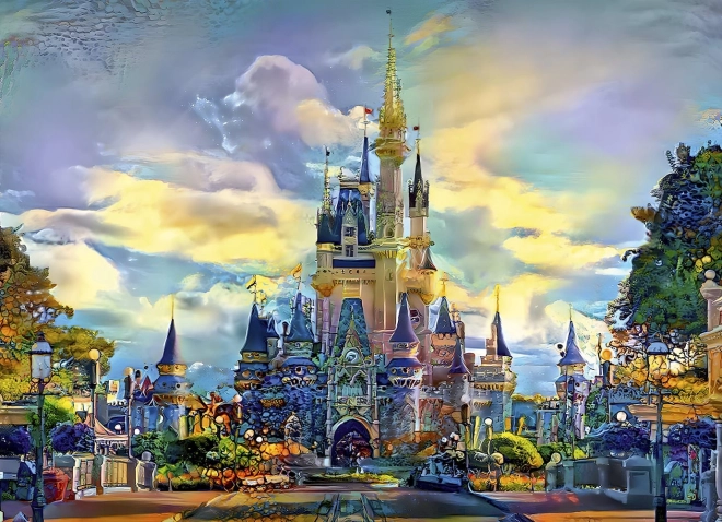 Puzzle Disney World Castelul Orlando, Florida USA, 1000 de piese