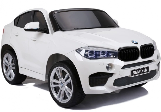Mașină electrică pentru copii BMW X6M Albă