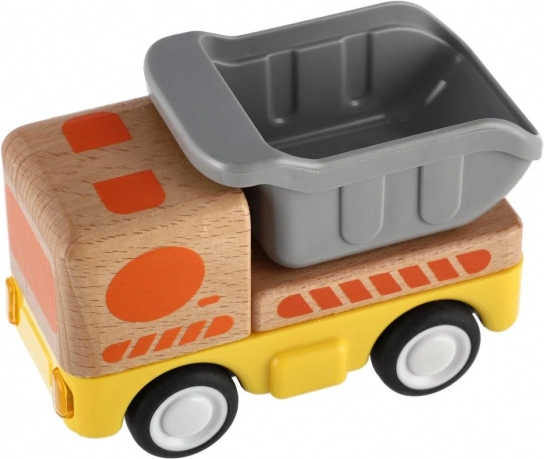Camion din lemn cu inerție 11 cm