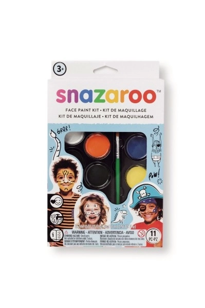 Set de pictură pe față Snazaroo aventură 8 culori