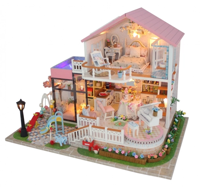 Set constructie miniatură vilă 2Kids Toys