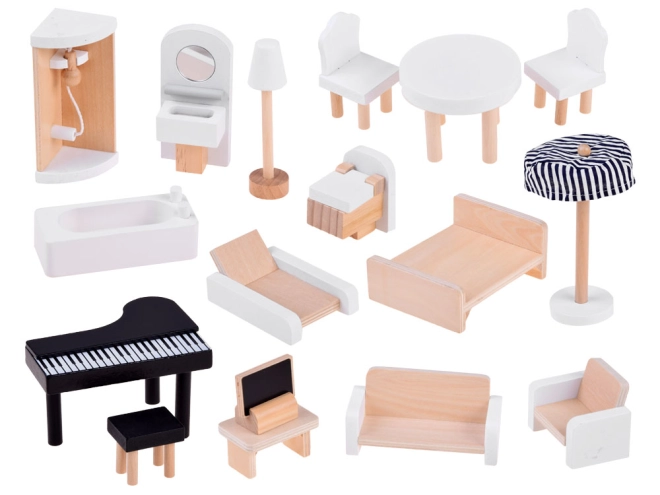 Set bogat de mobilier și accesorii