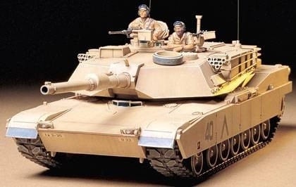 Model plastic M1A1 Abrams