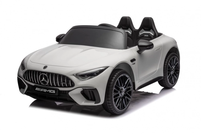 Mașinuță electrica Mercedes AMG SL63 alb