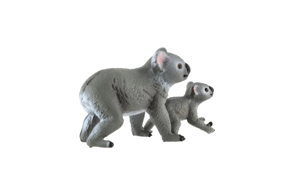 Set figurine koala cu pui din plastic