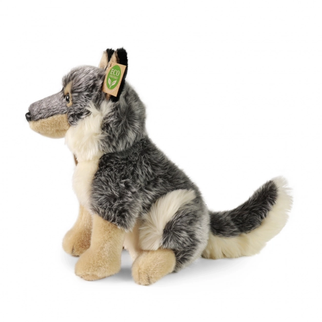Lupul de pluș ecologic 28 cm