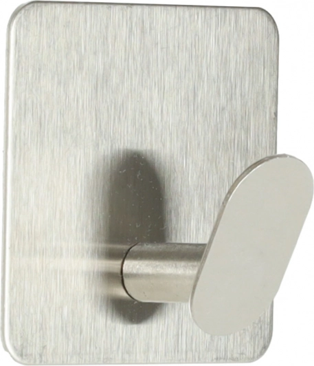 Set de 4 cârlige metalice autoadezive pentru perete
