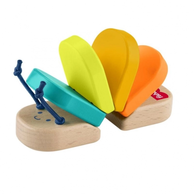 Jucărie senzorială omidă de lemn Fisher-Price