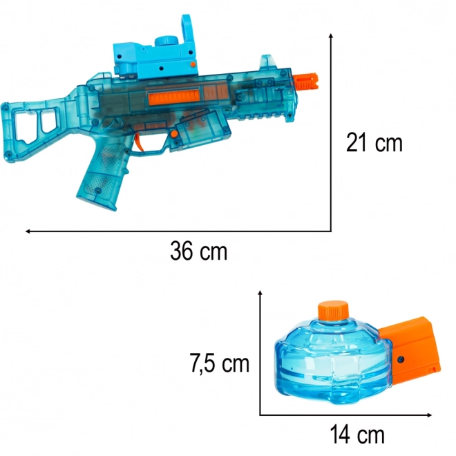 Pistol de apă electric cu acumulator pentru copii