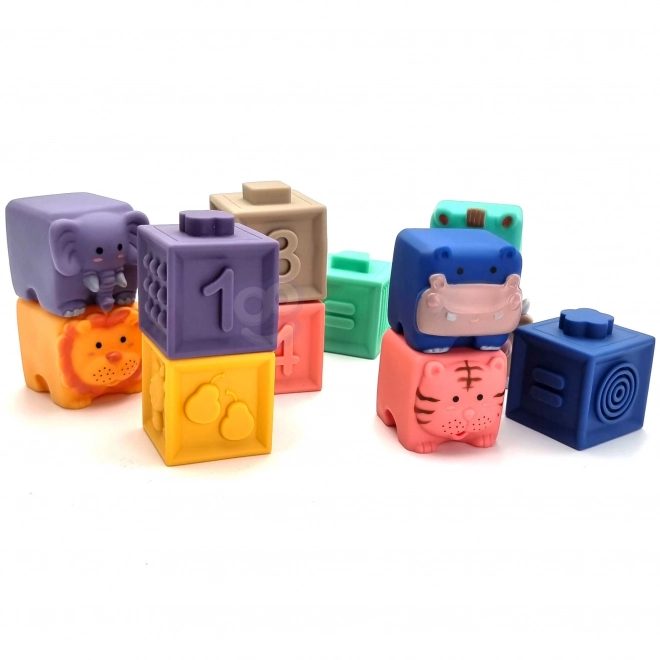 Set de cuburi senzoriale Woopie pentru copii