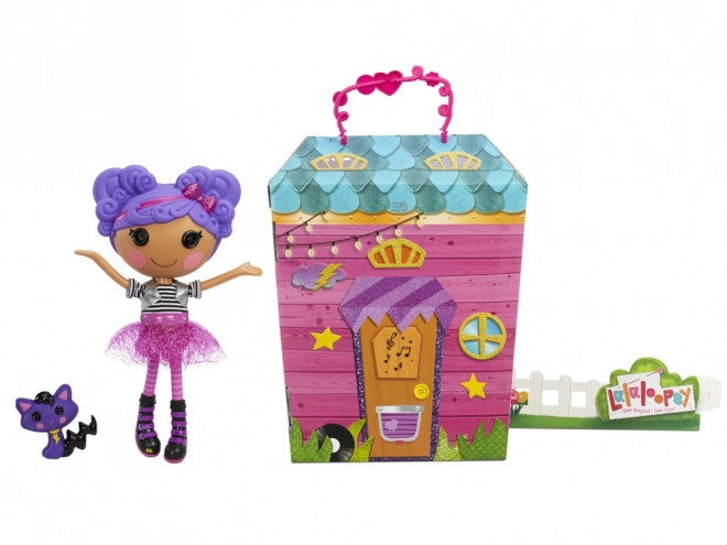 Lalaloopsy mare păpușă rock Storm E Sky cu pisică