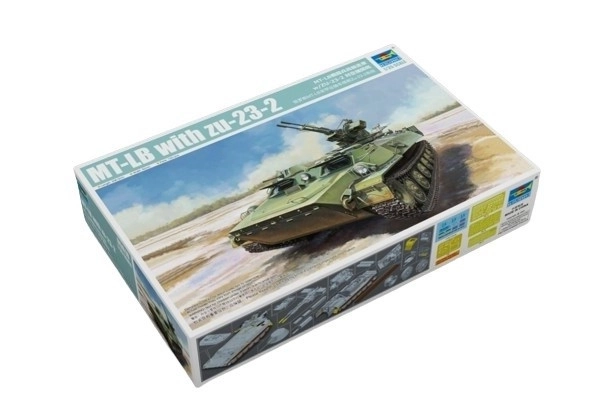 Model din plastic MT-LB cu ZU-23-2 scara 1/35