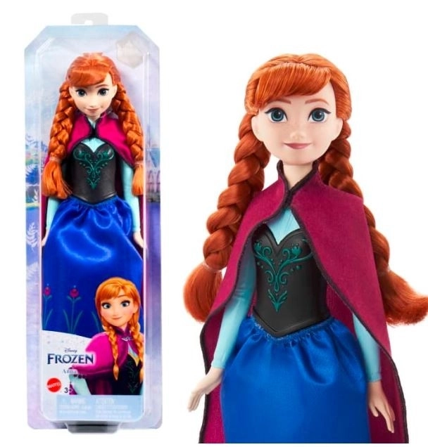 Păpușa Disney Frozen Elsa Regatul de Gheață 2 – Anna în rochie albastru-neagră