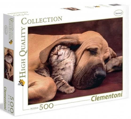 Puzzle cu foci CLEMENTONI 500 piese