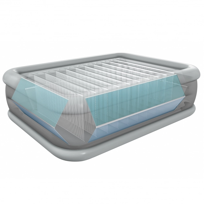 Saltea gonflabilă dublă cu pompă electrică 203 × 152 × 56 cm INTEX