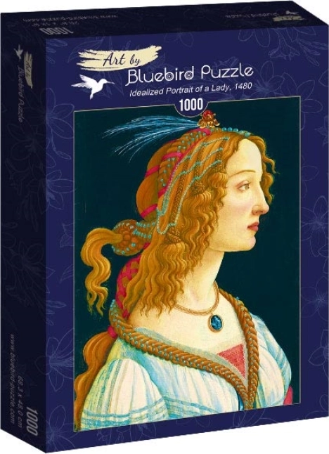 Puzzle Portrét Tânără Femeie 1000 Piese