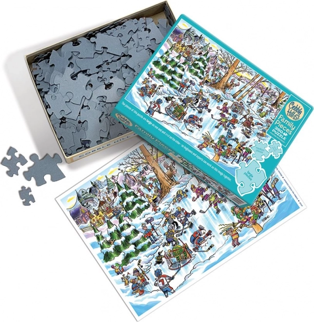 Puzzle de familie orașul hocheiului COBBLE HILL