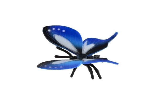 fluture tropical papilio otakárek albastru din plastic, 5 cm