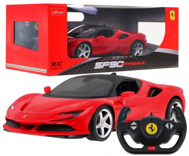 Mașină telecomandată Ferrari SF90 Stradale 1:14 de la Rastar