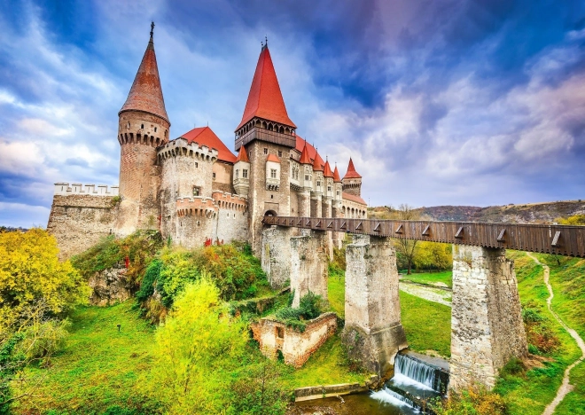 Puzzle de 1000 de piese Castelul Corvinilor, Hunedoara, România