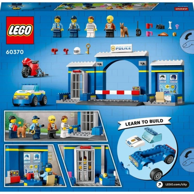 Set LEGO City Post de poliție urmărire