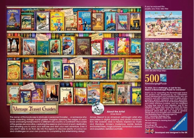 Puzzle ghiduri turistice istorice 500 piese