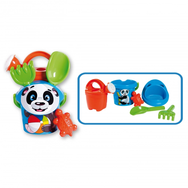 Set de nisip cu stropitoare Panda de la Androni