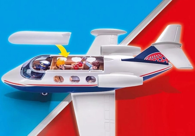 Set cu figurine și avion Aeroport CITY ACTION