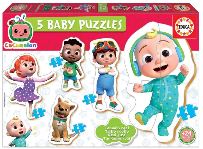 Puzzle Educa Baby Cocomelon 5-in-1