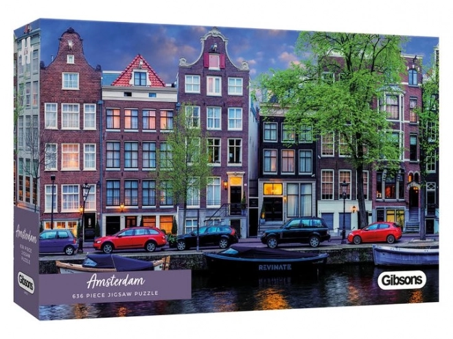 Puzzle panoramic Amsterdam 636 piese