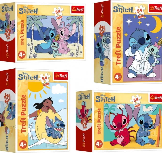 Minipuzzle Aventurile lui Stitch 54 Piese