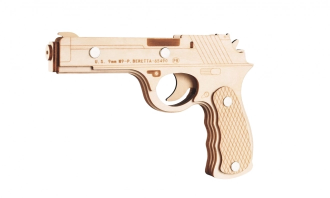 Puzzle 3D din lemn Beretta M9