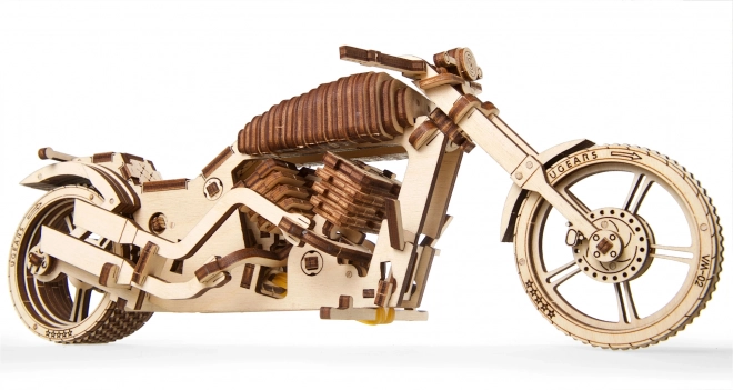 Puzzle 3D Motocicletă Chopper Ugears