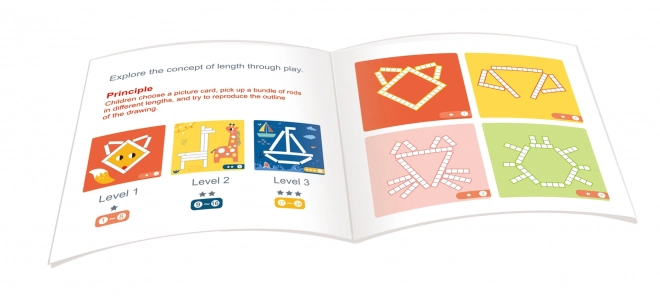 Joc de puzzle logic cu blocuri magnetice Tooky Toy